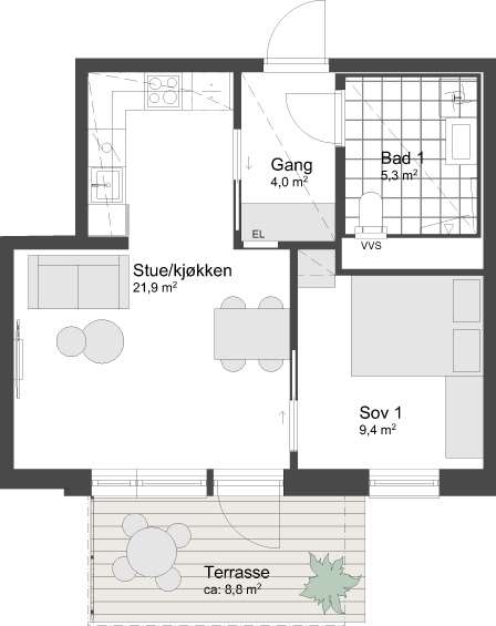 Plantegning 1